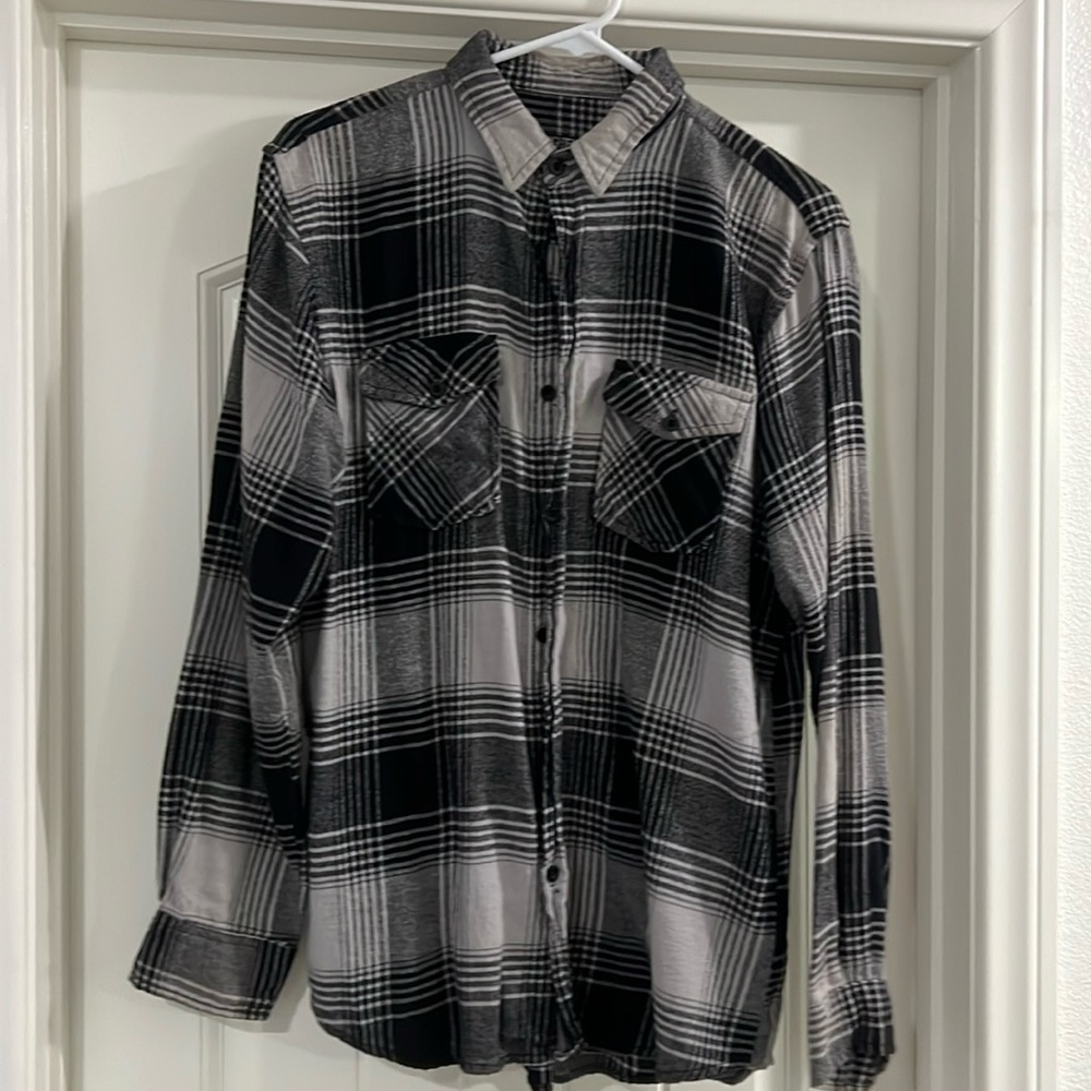 Flannel Long-Sleeve Shirt